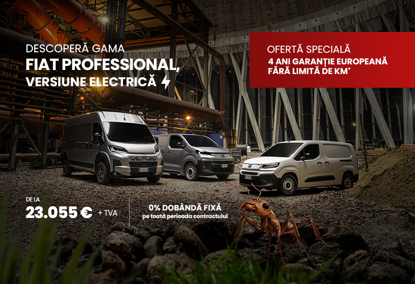 Fiat Professional Gama Electrica - Ofertă Specială